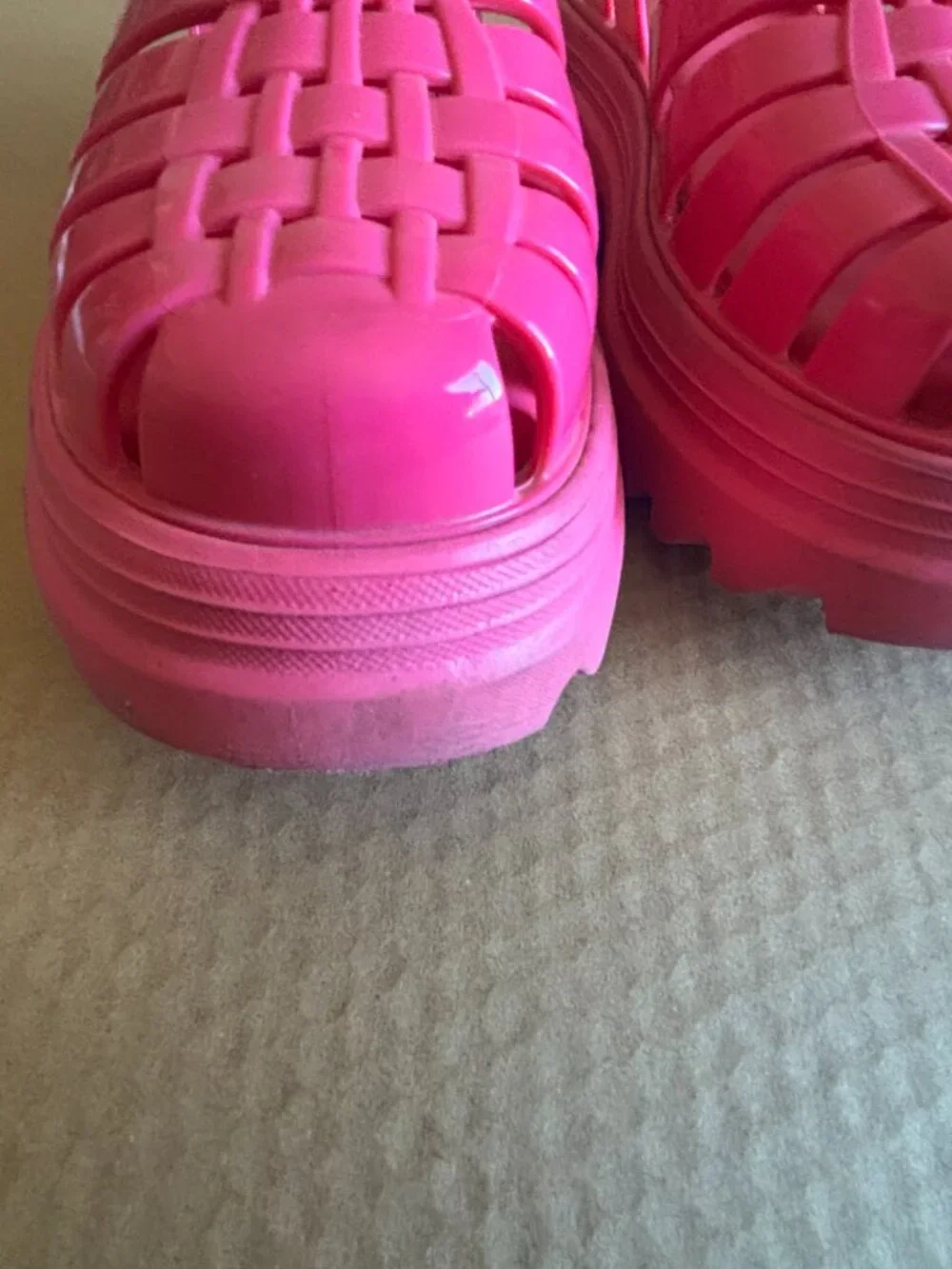 Melissa Possession Platform Fisherman Sandals - Pink, Women's 8